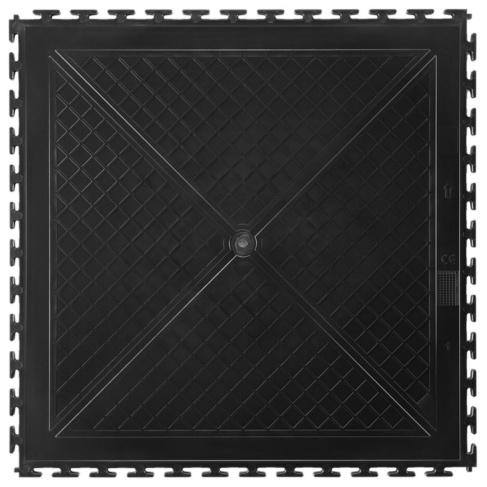 T Joint - Black 7mm Recycled Tile (Price per M²)