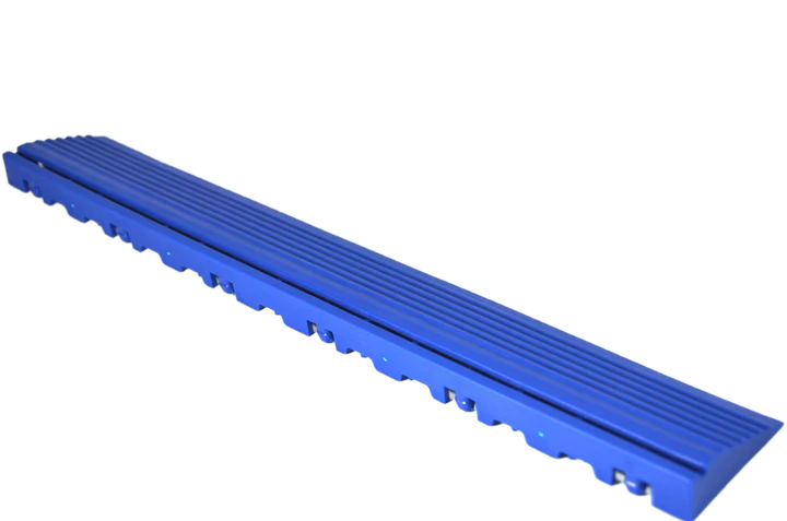 A Swisstrax Ribtrax Pro Royal Blue Ramp section