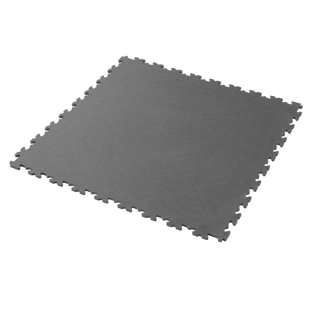 Dark Grey special edition garage floor tiles. An XJoint connects each tile together to create a tight secure bond. Lose laid, you'll need 4 tiles to cover 1m2 of subfloor in your garage or workshop.