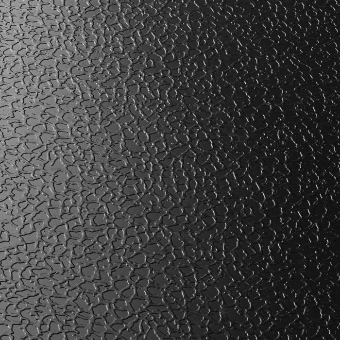 Close up surface texture of a Black T Joint interlocking Ecotile floor tile