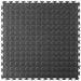 Graphite T Joint interlocking Ecotile floor tile with Raised Disc surface finish