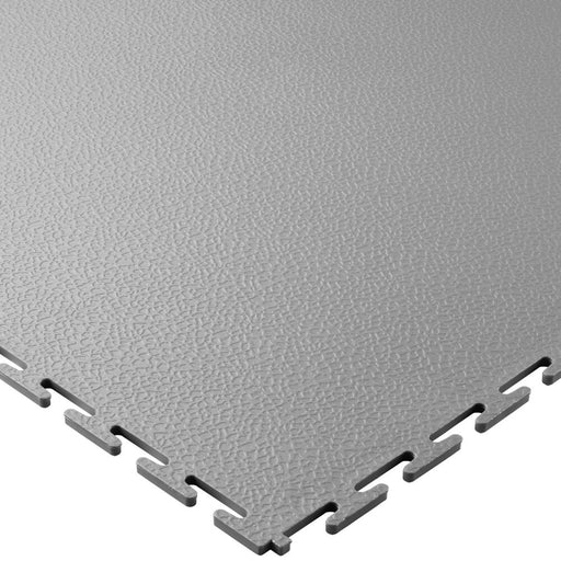Light Grey T Joint interlocking Ecotile floor tile on a white background