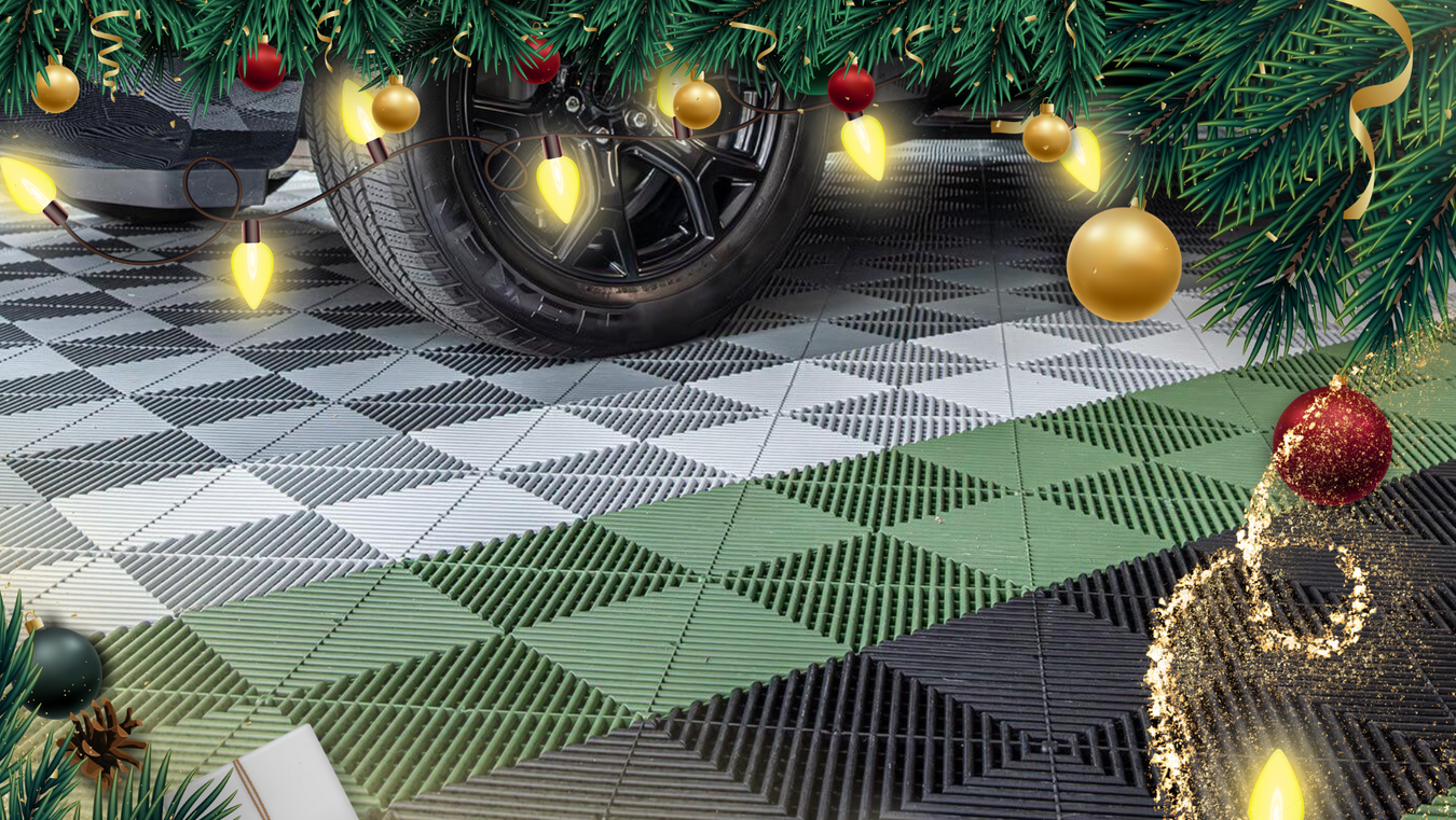 Swisstrax garage flooring christmas promo