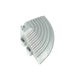 A Swisstrax Ribtrax Pro Pearl Silver Corner section