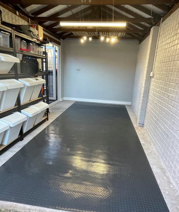ProtectorMat - Dark Grey Rubber Garage Floor Garage Floor Roll 5m x 2m