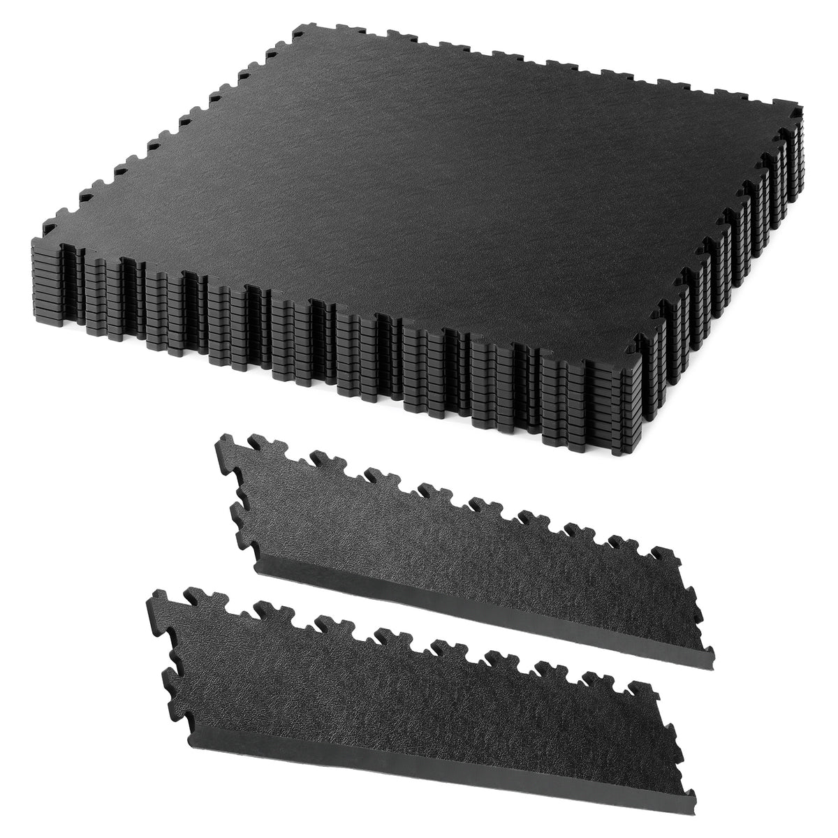 Recycled X Joint 25m² Garage Bundle in Black With Free Ramps — Garage ...