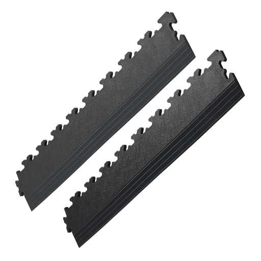 Reprocessed Material X Joint Ramp - Black (Per 1 Linear Metre)