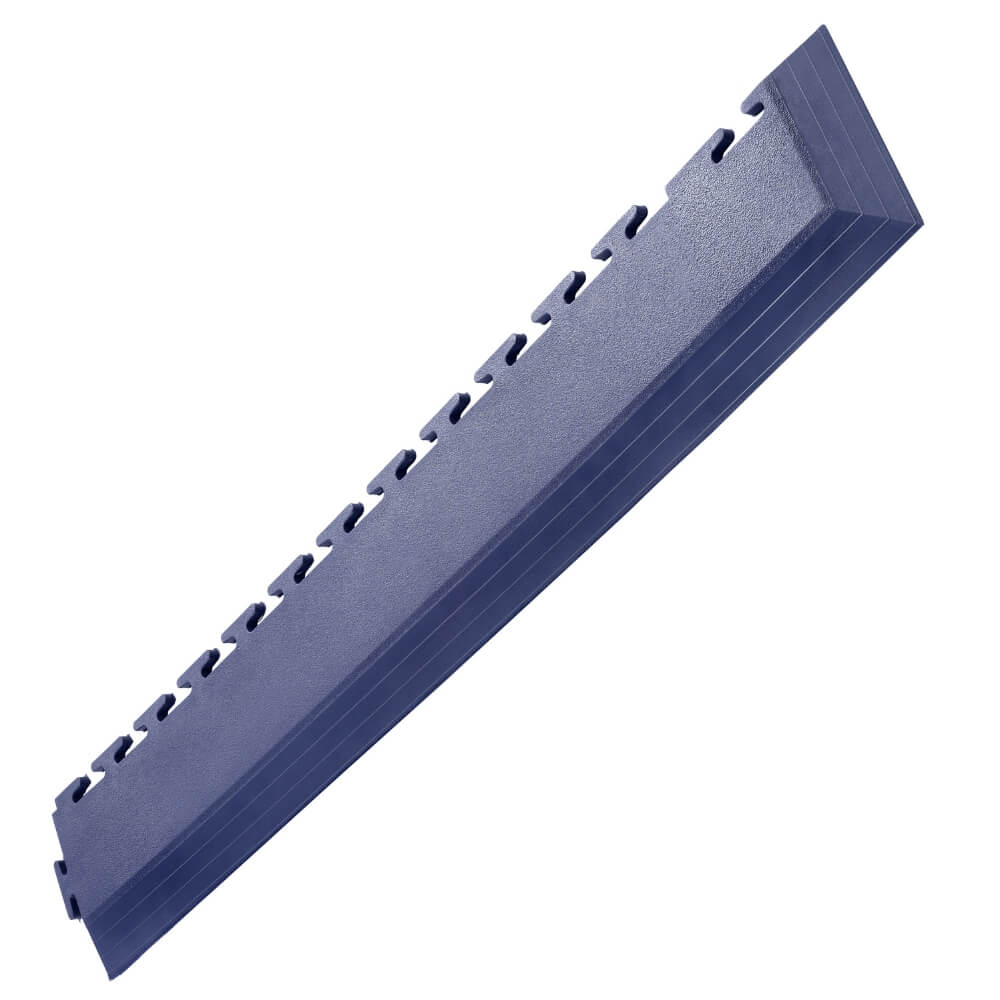 Ecotile T Joint Corner 7mm Ramp - Blue — Garage Floor Tile Company