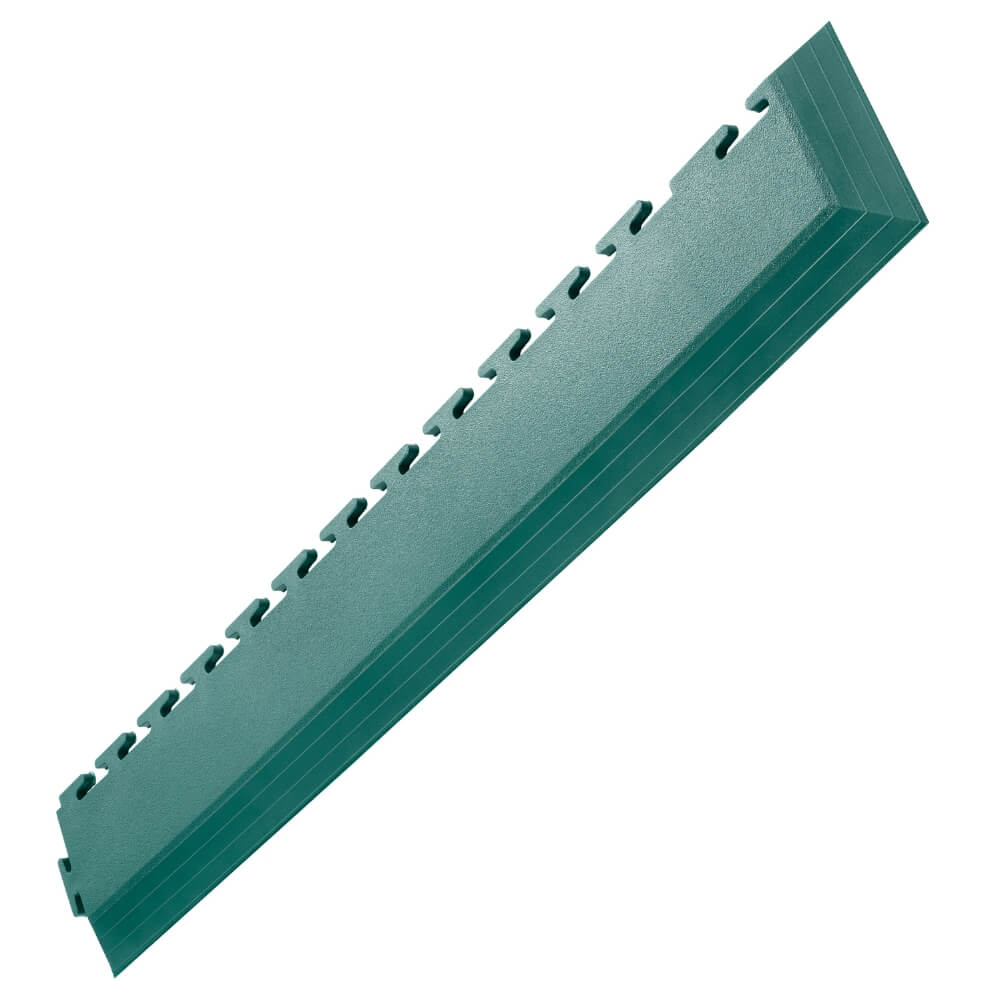 Ecotile T Joint Corner 7mm Ramp - Green — Garage Floor Tile Company