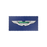 Aston Martin Custom Logo Two Tiles Blue