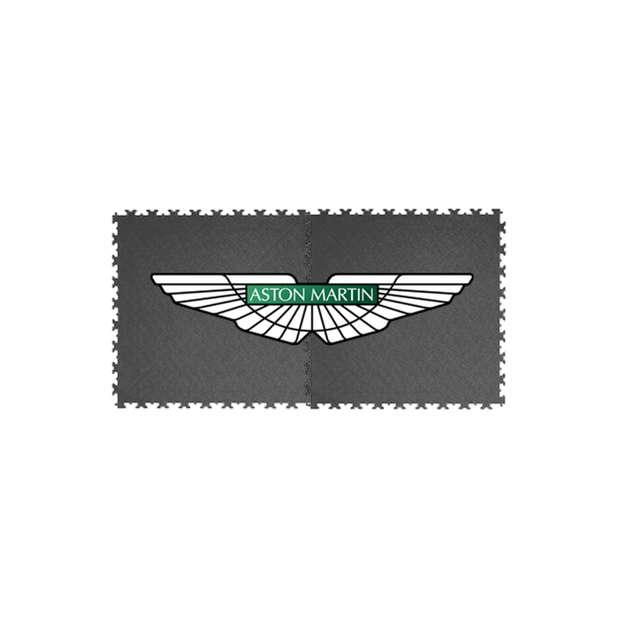 Aston Martin Custom Logo Two Tiles Graphite