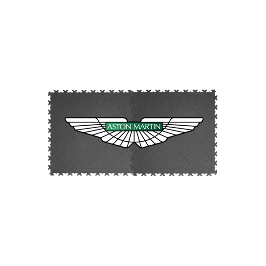 Aston Martin Custom Logo Two Tiles Graphite