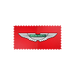 Aston Martin Custom Logo Two Tiles Red