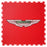 Aston Martin Custom Logo Tile Red