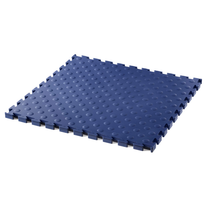 Stack of blue utility tiles