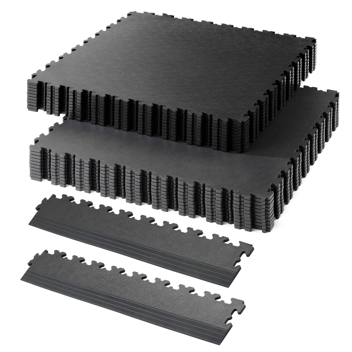 X Joint 13m² Single Garage Bundle in Black & Graphite + FREE RAMPS